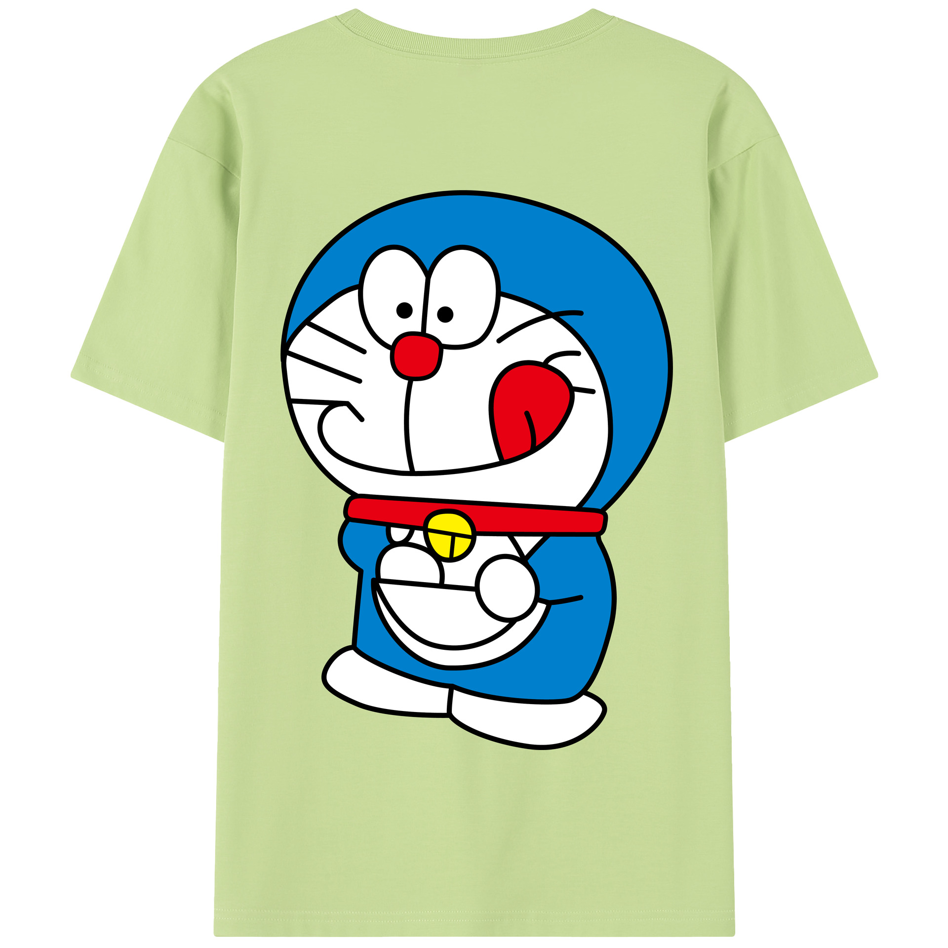 （画像用） ドラえもん Doraemon 綿100％半袖Tシャツ（背面プリント）